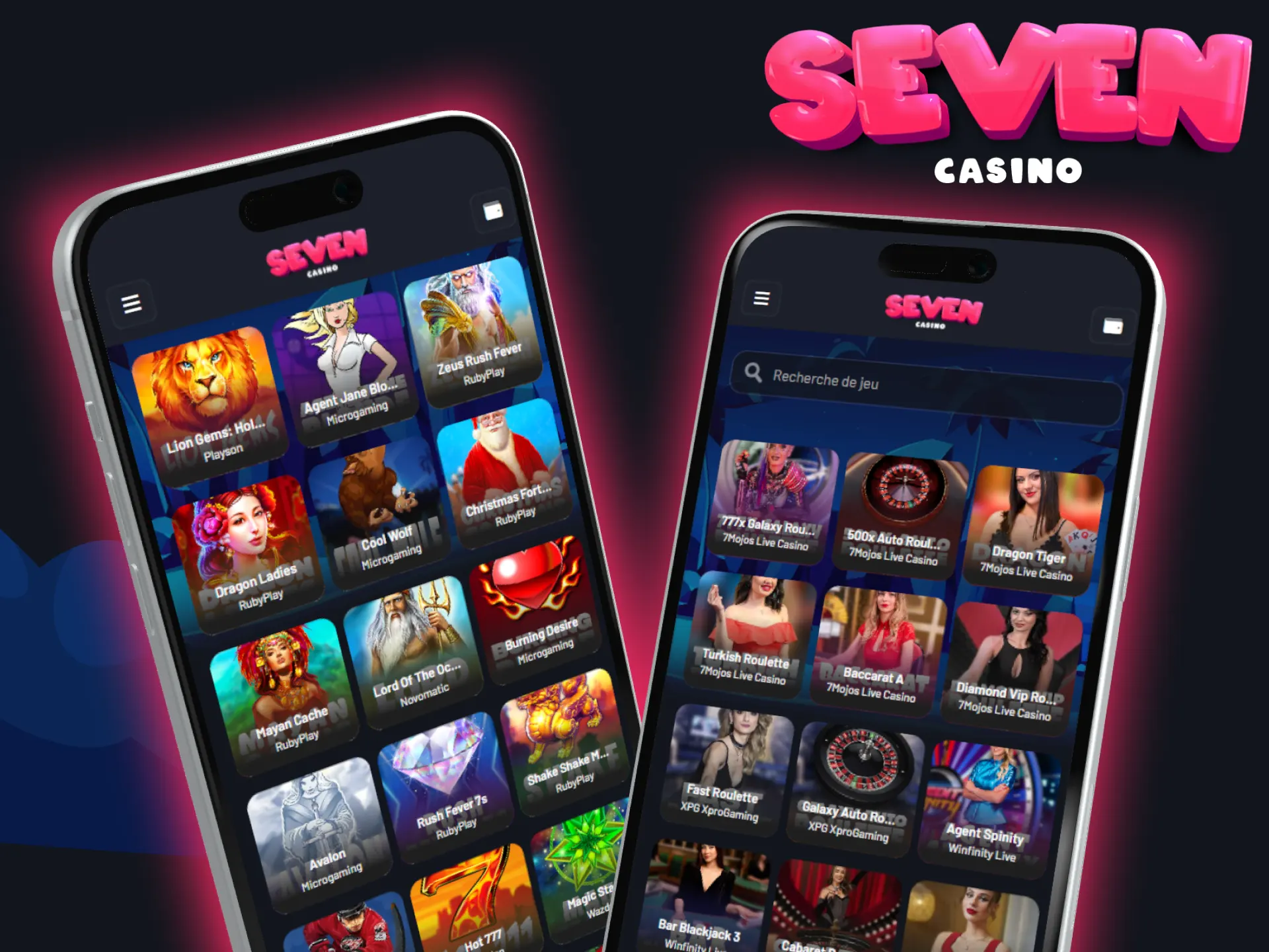 Pour les utilisateurs d'iOS, il est possible de se connecter à Seven Casino depuis l'écran principal du smartphone.