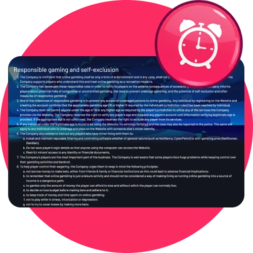 Jouez au Seven Casino en utilisant les outils d'autocontrôle.