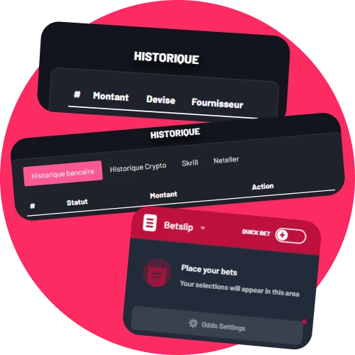 Seven Casino dispose d'un système de paris pratique avec suivi de l'historique.