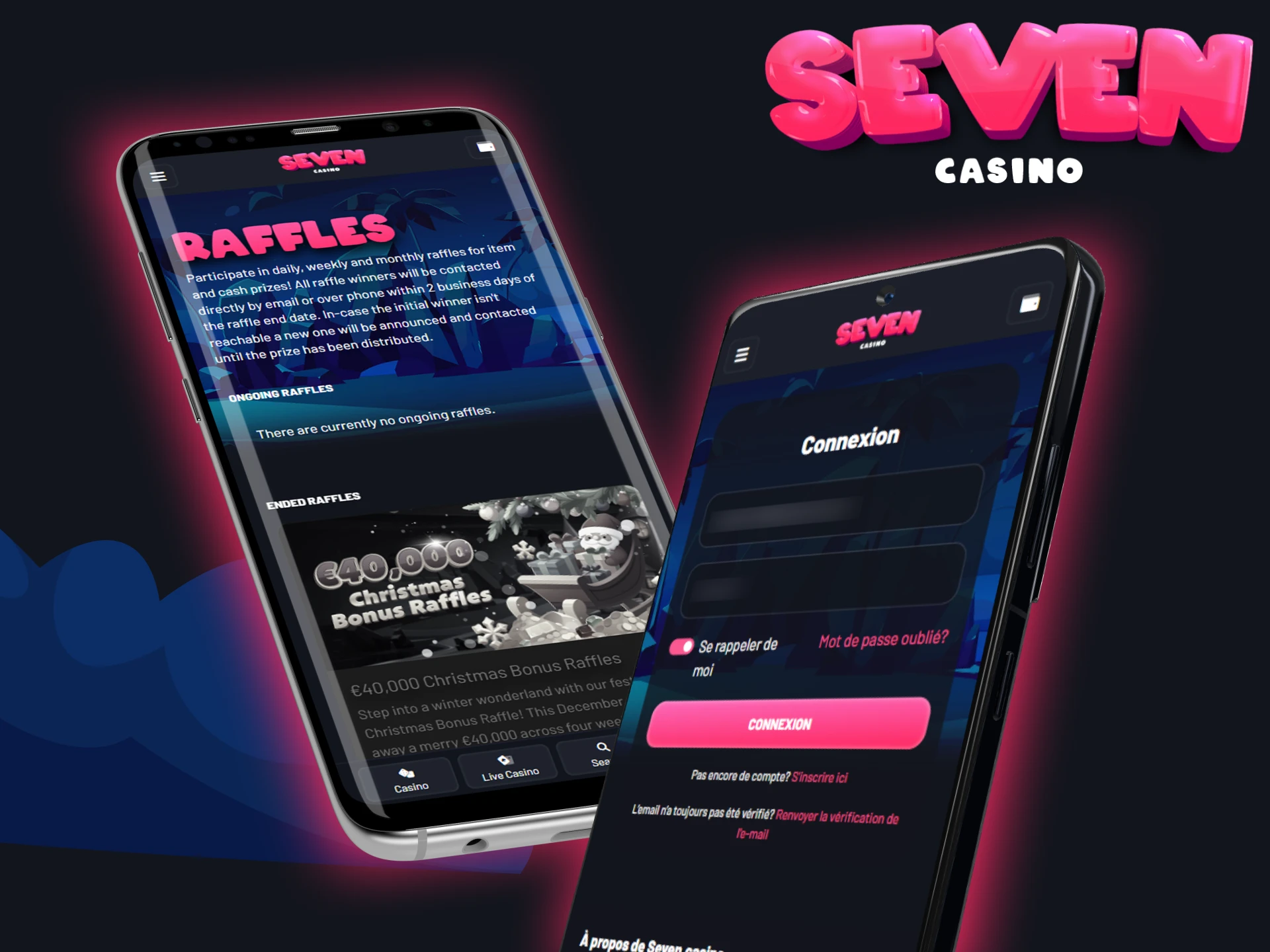 L'application Seven Casino fonctionne parfaitement sur la plupart des modèles Android.