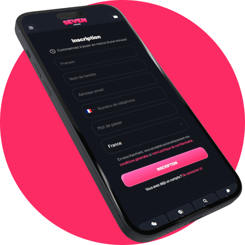 Téléchargez l'application officielle Seven Casino sur votre téléphone et connectez-vous à votre compte.