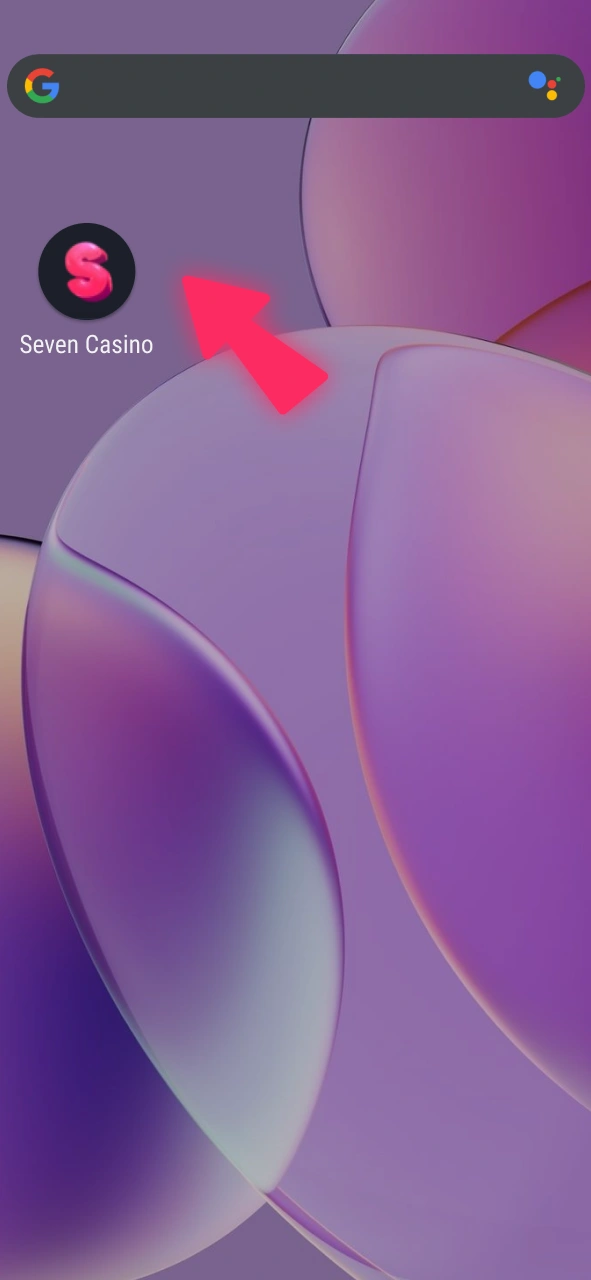 Seven Casino sera ajouté à votre écran d'accueil Android.