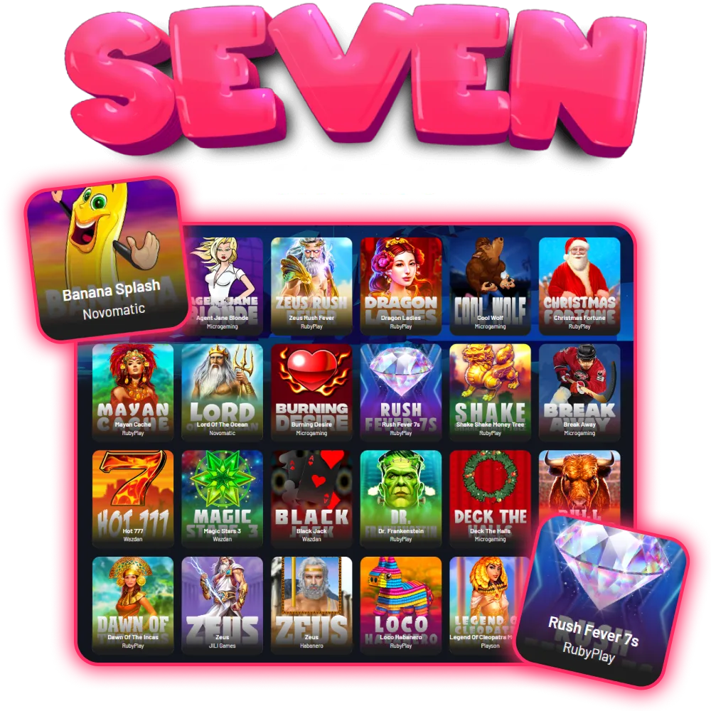 Jouez aux machines à sous sur Seven Casino et profitez d'encore plus d'avantages grâce aux bonus offerts par le site.